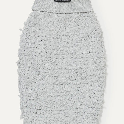 Pull en tricot bouclé métalisé